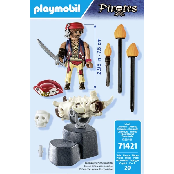 PLAYMOBIL PIRATES CANON MASTER