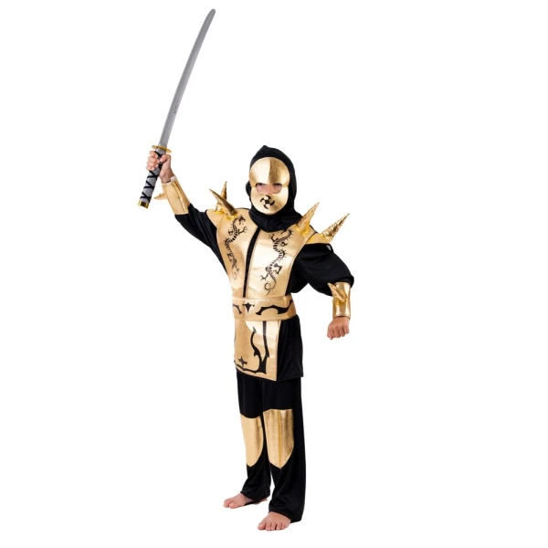 CARNIVAL COSTUME GOLDEN DRAGON NINJA 