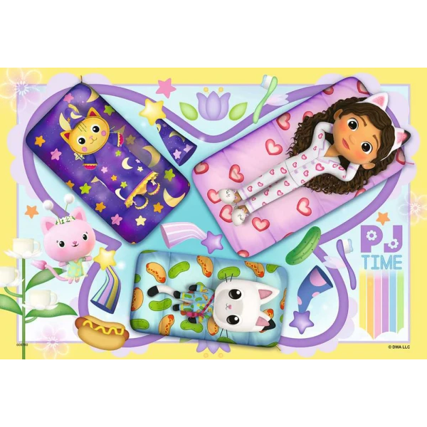 RAVENSBURGER PUZZLE 2X12 pcs GABBY\'S DOLLHOUSE