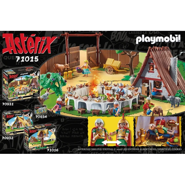 PLAYMOBIL ASTERIX LEADER`S TENT WITH GENERALS