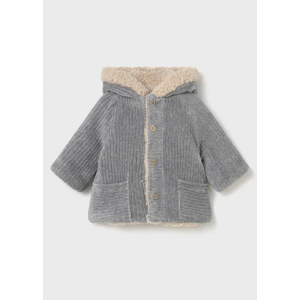 MAYORAL COAT REVERSIBLE SHEEP GREY 