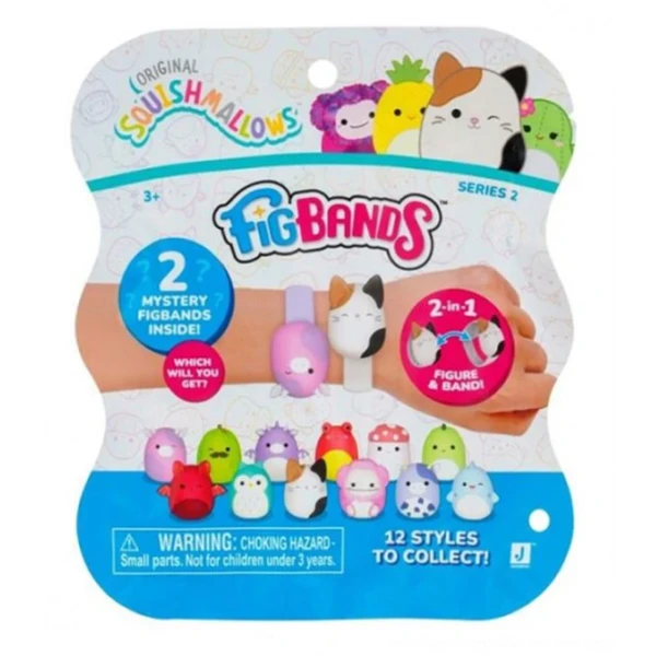 SQUISHMALLOWS FIGBANDS ΒΡΑΧΙΟΛΙΑ ΕΚΠΛΗΞΗ 2 τεμ. W2 ΜΕ ΦΙΓΟΥΡΑ