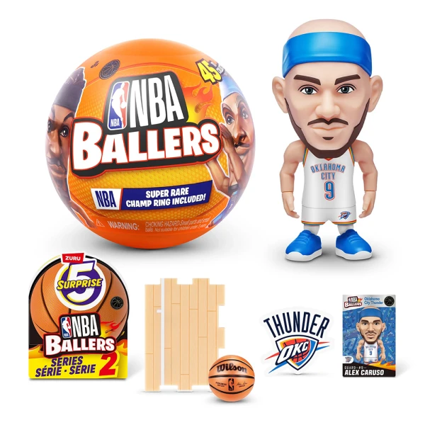 ZURU 5 SURPRISE NBA BALLERS SEASON 2 ΣΥΛΛΕΚΤΙΚΗ ΜΙΝΙΑΤΟΥΡΑ ΕΚΠΛΗΞΗ