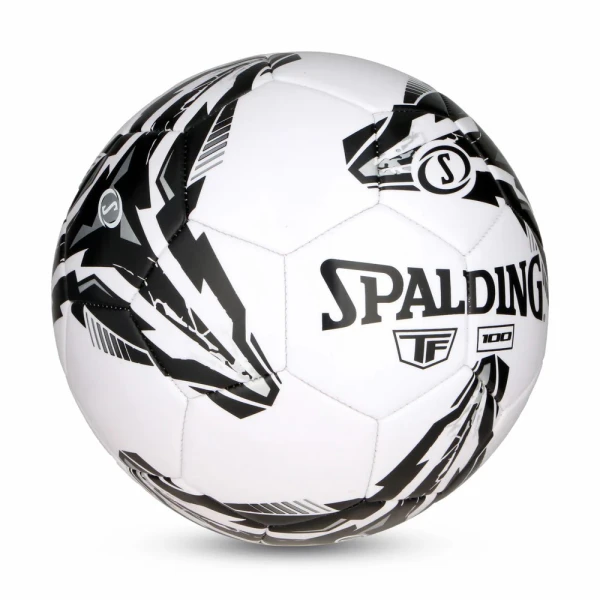 SPALDING ΜΠΑΛΑ ΠΟΔΟΣΦΑΙΡΟΥ TF-100 MACHINE STITCHED ΜΑΥΡΟ SIZE 5