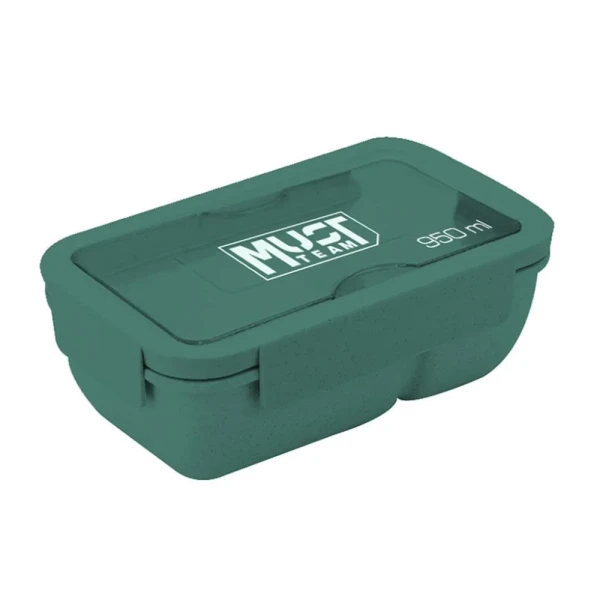 MUST FOOD CONTAINER 950ml 20.8X13X7.6 cm GREEN