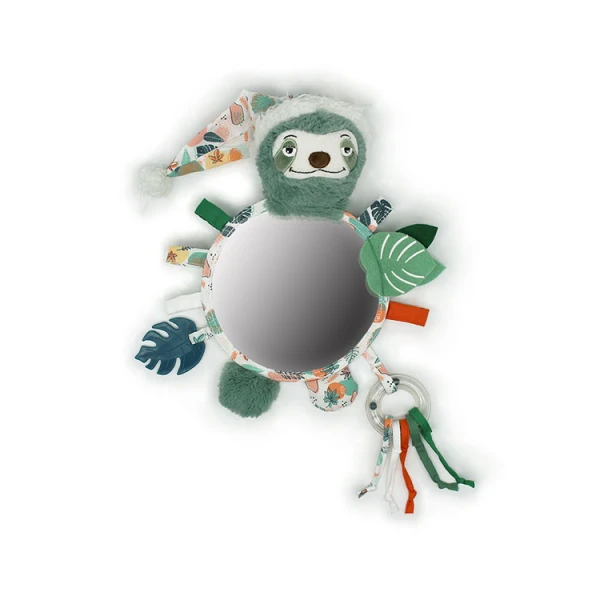 PLUSH ACTIVITY MIRROR SLOTH 