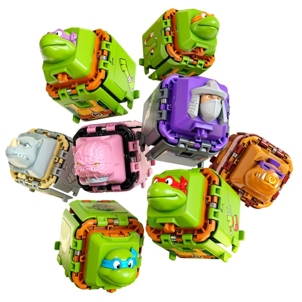 BATTLE CUBES TURTLES RAPHAELO VS KRANG