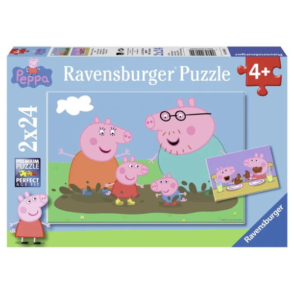 RAVENSBURGER PUZZLE 2x24 pcs. PEPPA THE piggy