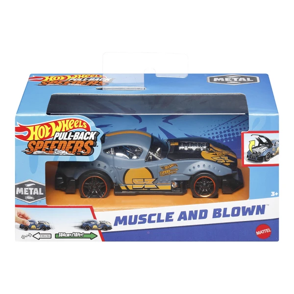 HOT WHEELS ΑΥΤΟΚΙΝΗΤΑΚΙΑ PULL BACK 1:43 SPEEDERS - ΔΙΑΦΟΡΑ ΣΧΕΔΙΑ