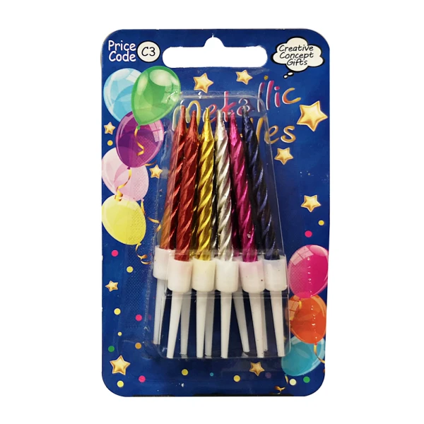 PARTY CANDLES CODE 13 - 2 DESIGNS