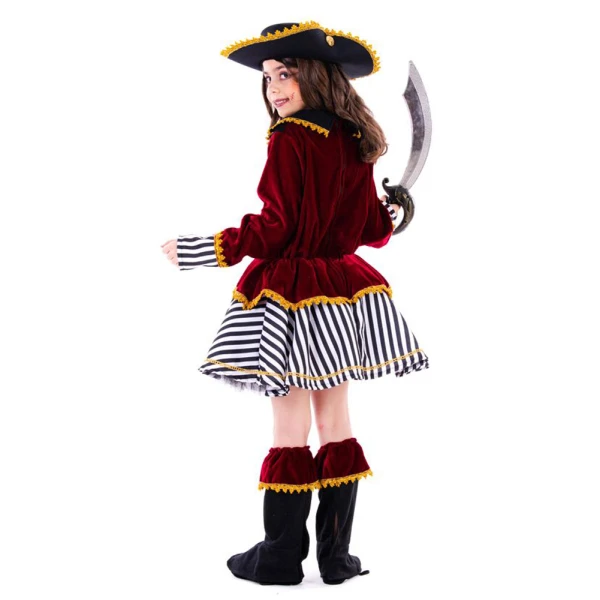 CARNIVAL COSTUME PIRATE GIRL OF RED SEA