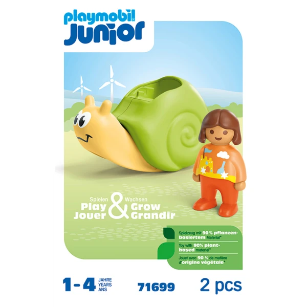 PLAYMOBIL JUNIOR ΤΡΑΜΠΑΛΑ-ΣΑΛΙΓΚΑΡΙ