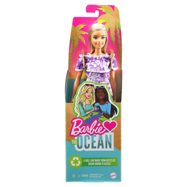 ΚΟΥΚΛΑ BARBIE LOVES THE PLANET - ΛΟΥΛΟΥΔΑΤΟ ΦΟΡΕΜΑ