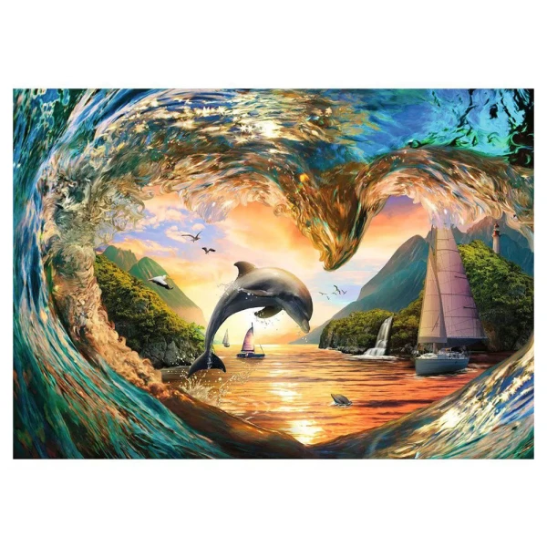 RAVENSBURGER ΠΑΖΛ 1000 τεμ. ΔΕΛΦΙΝΙ