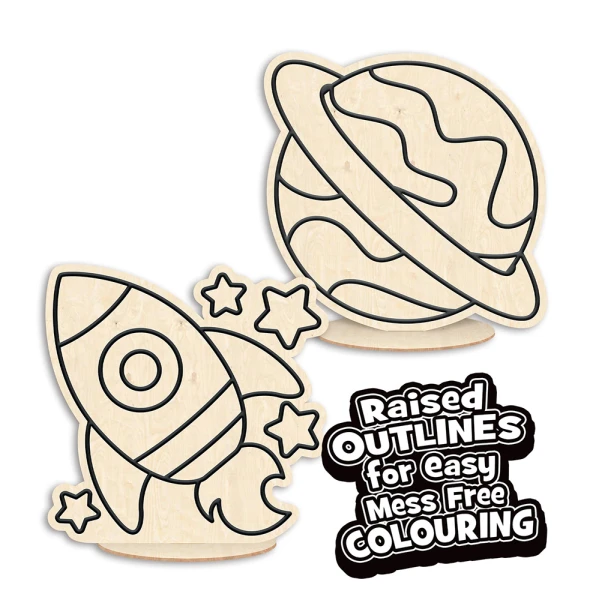 SPLAT PLANET MESS-FREE PAINT KIT WITH CLAY SPACE