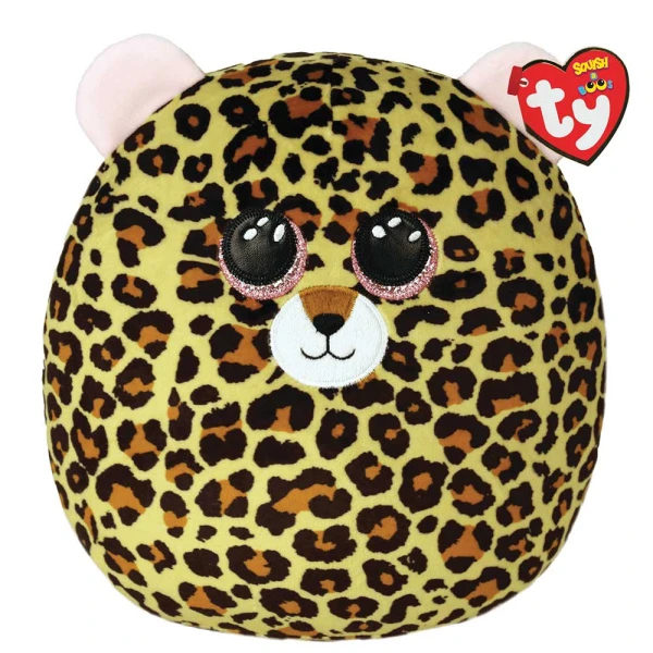 TY SQUISHY BEANIES LIVVIE LEOPARD MULTICOLOR 38 cm