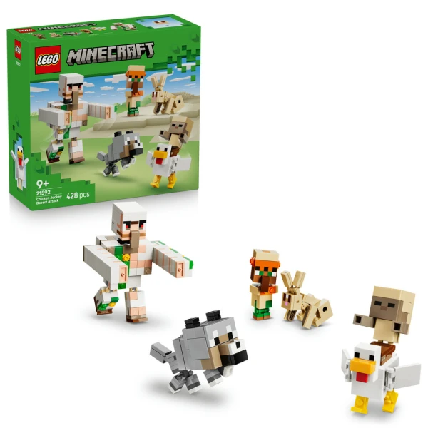 LEGO® MINECRAFT® CHICKEN JOCKEY DESERT ATTACK