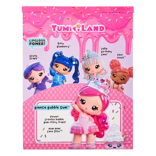 YUMMILAND LIPGLOSS ΜΕΓΑΛΗ ΚΟΥΚΛΑ & ΖΩΑΚΙ - BIANCA BUBBLE GUM