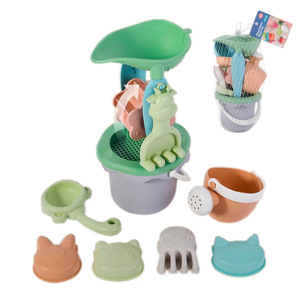 BEACH BUCKΕΤ WITH ACCESSORIES SMALL ECOLOGIC