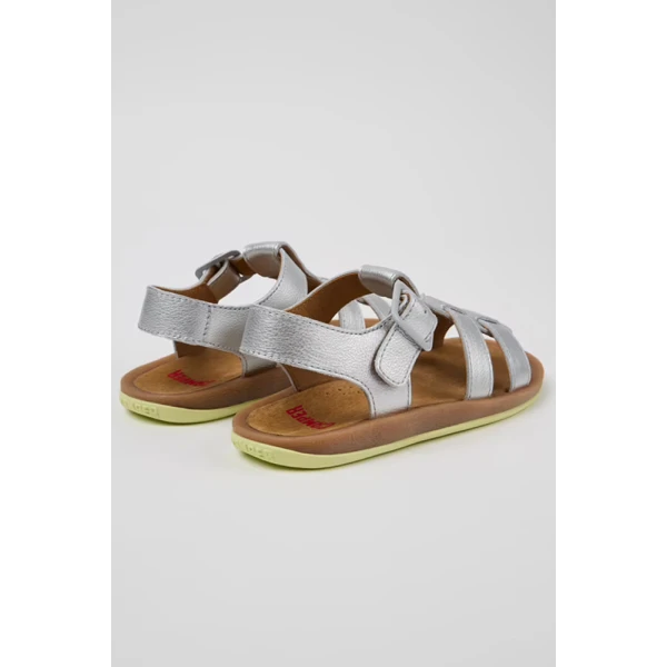 CAMPER KIDS SANDALS GIRL BICHO SILVER