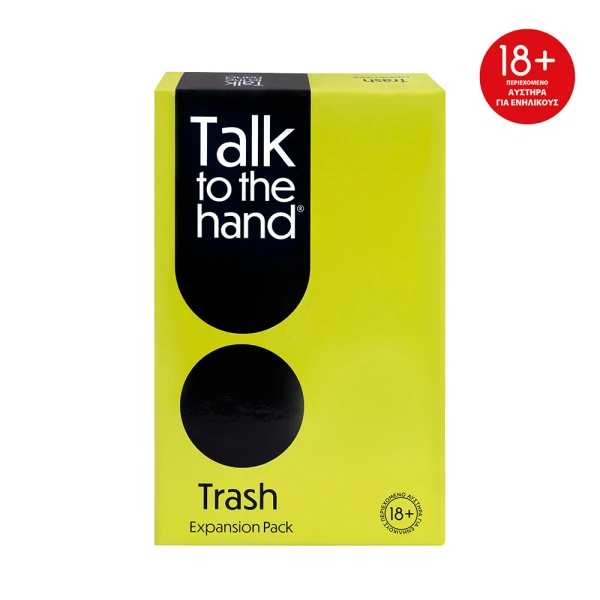 AS GAMES BOARD GAME TALK TO THE HAND TRASH EXPANSION PACK FOR AGES 18+ AND 3+ PLAYERS