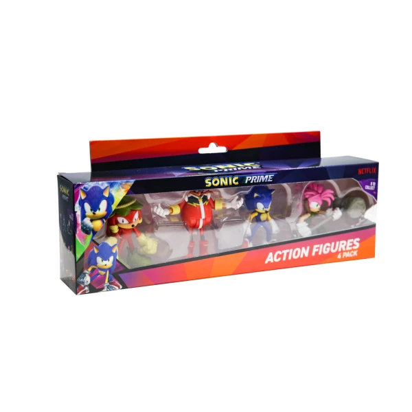 P.M.I. SONIC ARTICULATED ACTION FIGURES 7.5cm 4PACK S1