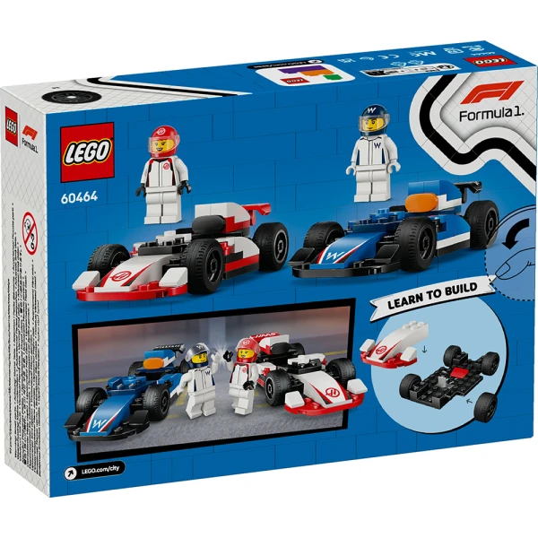 LEGO® CITY F1® WILLIAMS RACING & HAAS F1® RACE CARS