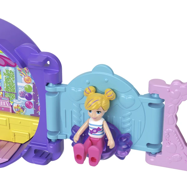 POLLY POCKET ON THE GO FUN - CANDY SHOP