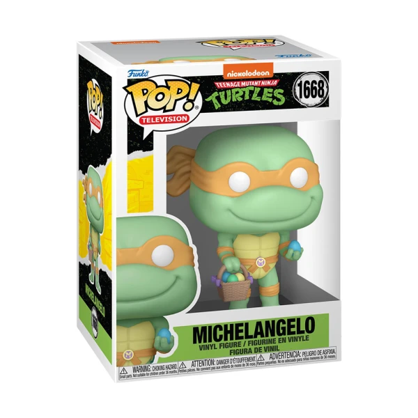 FUNKO POP! TELEVISION: TEENAGE MUTANT NINJA TURTLES - MICHELANGELO VINYL FIGURE 1668