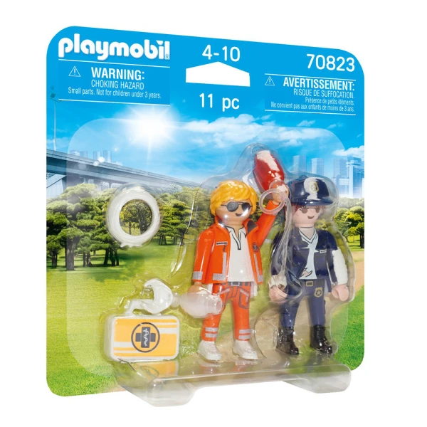 PLAYMOBIL CITY LIFE DUOPACK DOCTOR AND POLICE OFFICER