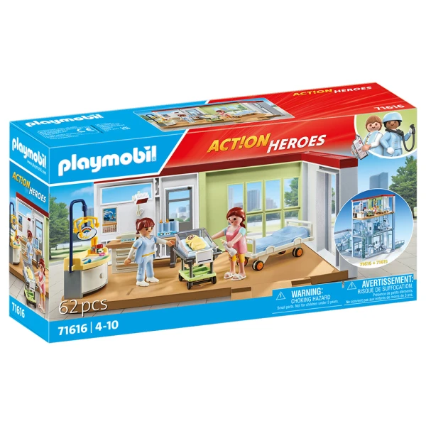 PLAYMOBIL ACTION HEROES ΜΑΙΕΥΤΙΚΗ ΚΛΙΝΙΚΗ