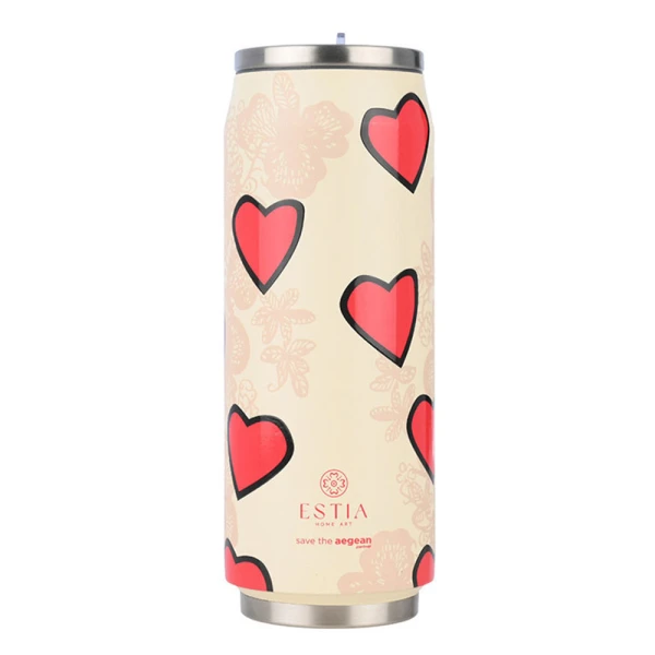ESTIA HOME ART TRAVEL CUP 500ml - TENDER LACE