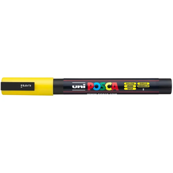 POSCA ΜΑΡΚΑΔΟΡΟΣ PC-3M 0.9-1.3mm - ΚΙΤΡΙΝΟ