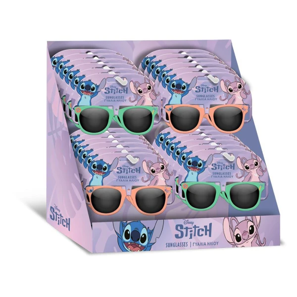 ΠΑΙΔΙΚΑ ΓΥΑΛΙΑ ΗΛΙΟΥ STITCH - 2 ΧΡΩΜΑΤΑ
