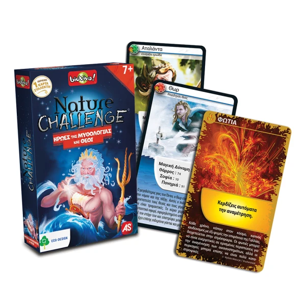 AS GAMES ΠΑΙΧΝΙΔΙ ΜΕ ΚΑΡΤΕΣ NATURE CHALLENGE BEST 2 ΓΙΑ ΗΛΙΚΙΕΣ 7+ ΧΡΟΝΩΝ ΚΑΙ 2-6 ΠΑΙΚΤΕΣ - 6 ΣΧΕΔΙΑ