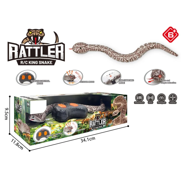 REMOTE CONTROLLED SNAKE WITH INFRARED TOUCH & USB FUNCTION