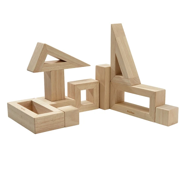 PLAN TOYS WOODEN HOLLOW BLOCKS