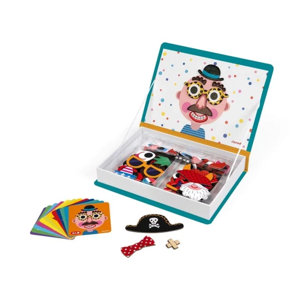 JANOD MAGNETIC BOOK BOYS FUNNY FACES