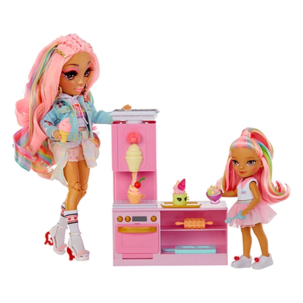 RAINBOW HIGH LITTLE DESSERT SHOP WITH KANDY DOLL