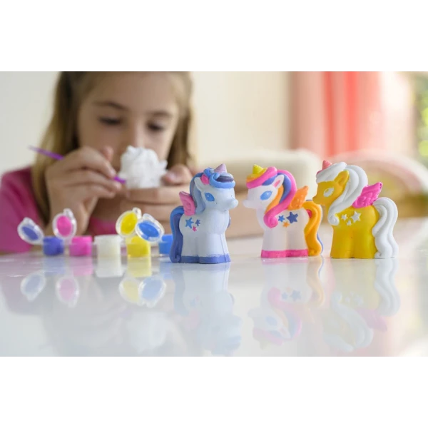 4M CONSTRUCTION 3D UNICORNS WITH GLITTER