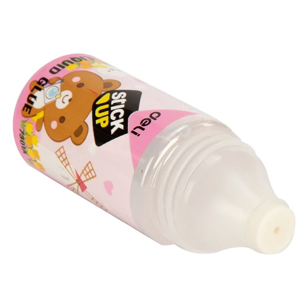 DELI LIQUID GLUE 35ml STICK UP E7301A - 3 COLOURS