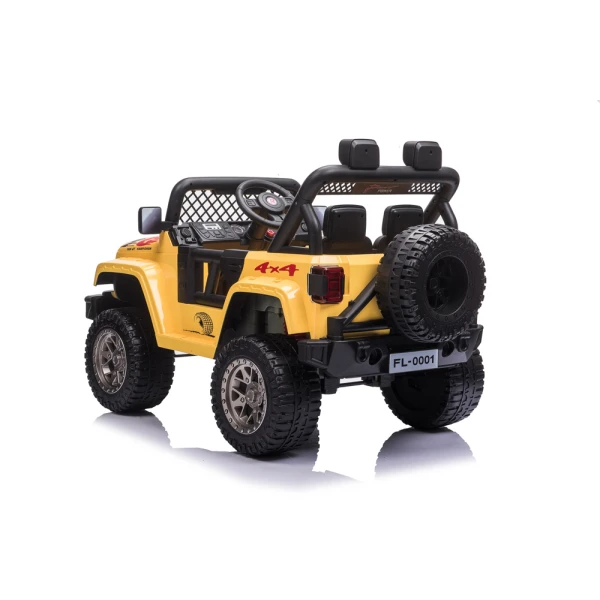 RECHARGEABLE JEEP WITH CONTROLLER 12V 7AH YELLOW