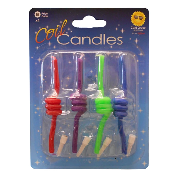 PARTY CANDLES CODE 15 - 2 DESIGNS