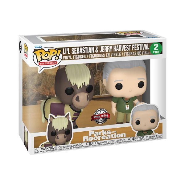 FUNKO POP! 2 PACK TELEVISION PARKS AND RECREATION ΦΙΓΟΥΡΕΣ ΒΙΝΥΛΙΟΥ LIL SEBASTIAN AND JERRY HARVEST FESTIVAL