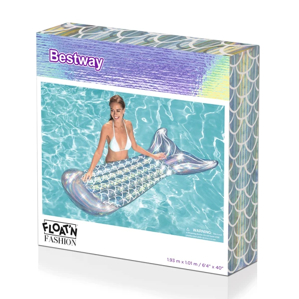 BESTWAY ΦΟΥΣΚΩΤΟ ΣΤΡΩΜΑ 193X101 εκ. ΙΡΙΔΙΖΟΥΣΑ ΟΥΡΑ ΓΟΡΓΟΝΑΣ