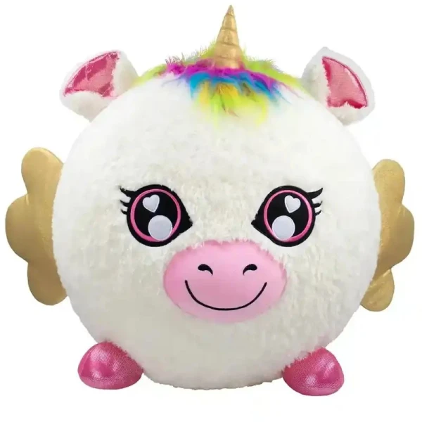 LITTLE BIGGIES FANTASY PLUSH BALL 22 cm  - WHITE UNICORN