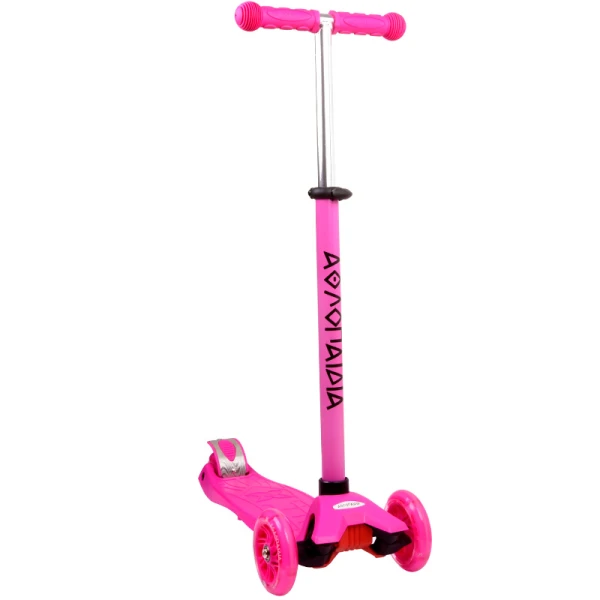 KIDS 3-WHEELS SCOOTER 3 IN 1 FUCHSIA