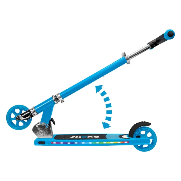SHOKO KIDS SCOOTER FLEX PRO WITH 2 WHEELS IN BLUE COLOR FOR 5+ YEARS