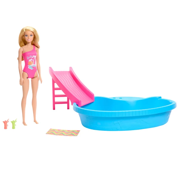 BARBIE EXOTIC POOL WITH DOLL