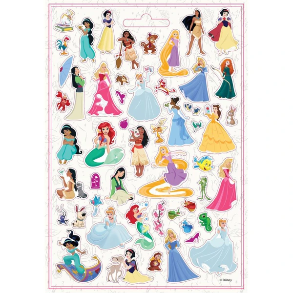 ΑΥΤΟΚΟΛΛΗΤΑ 300 τεμ. ΜΠΛΟΚ 14,5Χ21,5 εκ. DISNEY PRINCESS